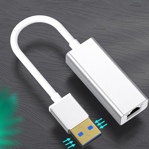 Adaptateur Ethernet enfichable haute vitesse Portable USB 3.0 à 2.5Gbps LAN convertisseur de câble Internet pour ordinateur