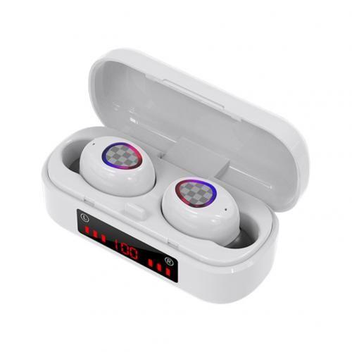 Écouteurs sans fil Bluetooth 5.0 V7 TWS, oreillettes numériques, affichage de puissance Binaural