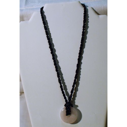 Pendentif En Quartz Rose