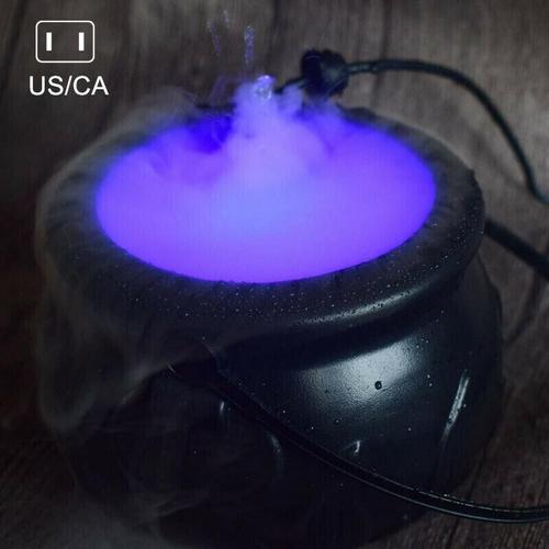 Mini Pot de brume pour Halloween, fontaine d'eau, Machine à brouillard, porte-bonbons, chaudron, Pot, pour tours ou friandises, décoration de fête d'halloween