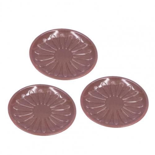 Plat de cuisine pour maison de poupée Miniature, couleur unie, assiette Miniature légère, écologique, Simulation de petit plat, 3 pièces