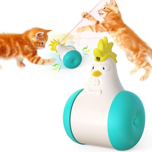 Jouets Animaux De Compagnie En Forme De Poussin, 1 Pièce, Auto-Équilibre, Mouvement, Gobelet, Jouet Chat, Dispositif D'Appel À Infrarouge, Amusant, Fournitures Pour Animaux De Compagnie