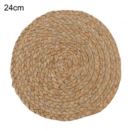Dessous de plat de Table en paille tissée, antidérapant, isolant thermique, accessoire de cuisine, dessous de plat léger pour la maison