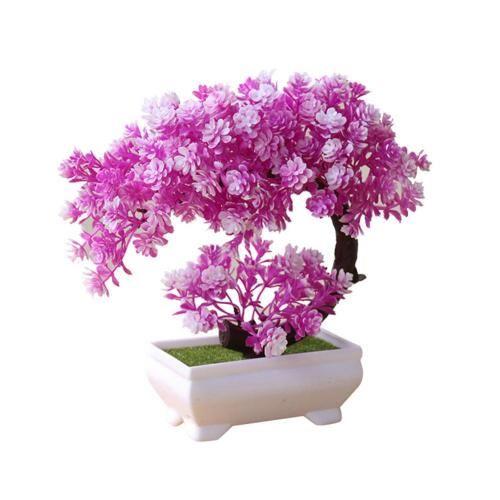 Simulation d'arbre bonsaï artificiel en pot, Bouquet d'ornement de bureau, pour scène de mariage, décoration de jardin, de balcon, de bureau