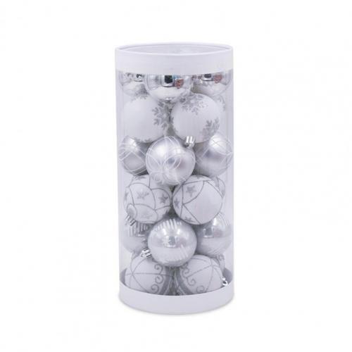 Jolies boules de noël réutilisables, 24 pièces, scintillantes, DIY, artisanat fantastique, pendentifs pour arbre de noël