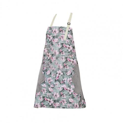 Tablier de cuisine à motif floral, 4 couleurs, avec serviette à main, imperméable, ne se déforme pas, 1 pièce