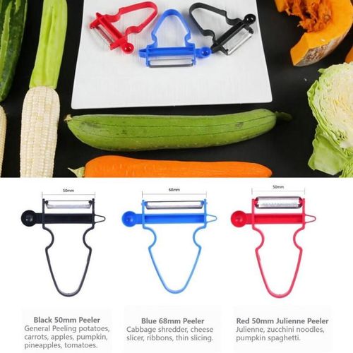 Épluche-Légumes Avec Lame En Acier Inoxydable, Trancheur Pivotant, Coupe-Julienne, Pommes De Terre, Carottes, Râpe À Nouilles, Outils Pour La Maison, 3 Pièces