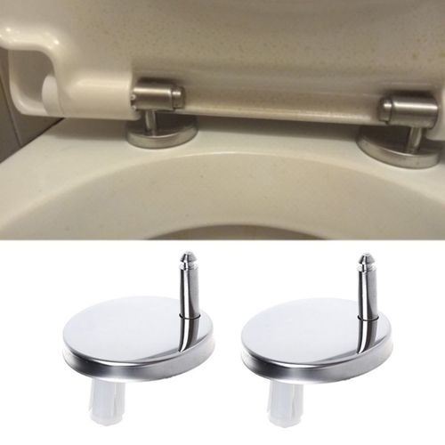 Charnières de siège de toilette à fixation par le haut, 2 pièces, raccords de couvercle à dégagement rapide, vis de charnière