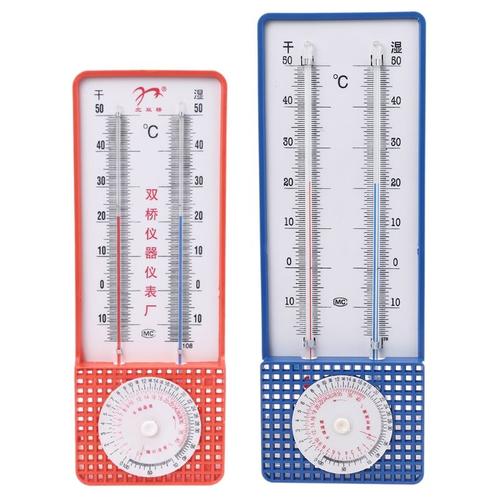 Thermomètre hygromètre à ampoule humide et sèche pour la température de la serre domestique RH
