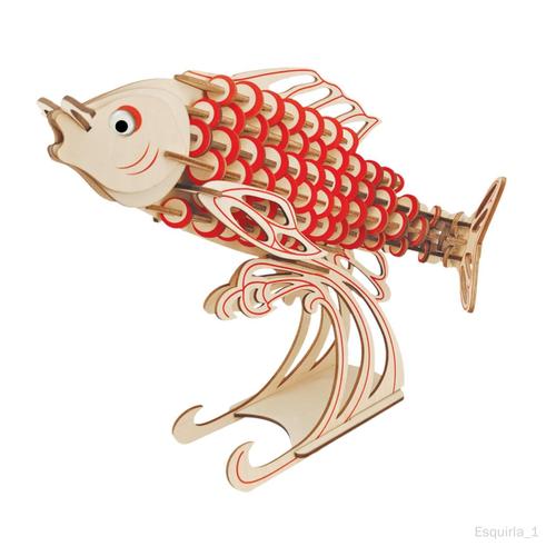 En Bois Poisson, Kits De Modèles 3d En Bois Pour Anniversaire