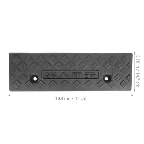 Rampe de pente en plastique, tapis de seuil de moto de Garage, intérieur, Robot de balayage, coussin de chargement, 1/2 pièces