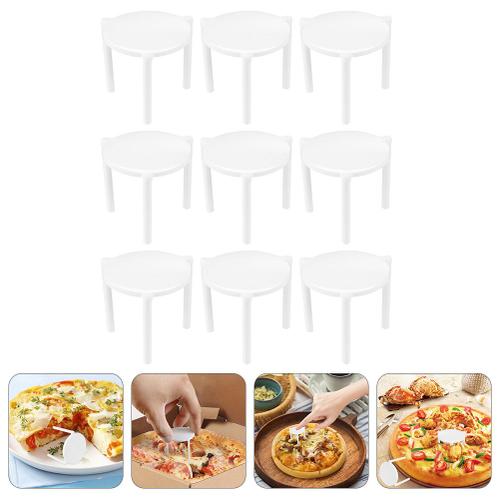 Porte-Pizza En Plastique Anti-Affaissement, 300 Pièces, Supports Triangulaires Jetables