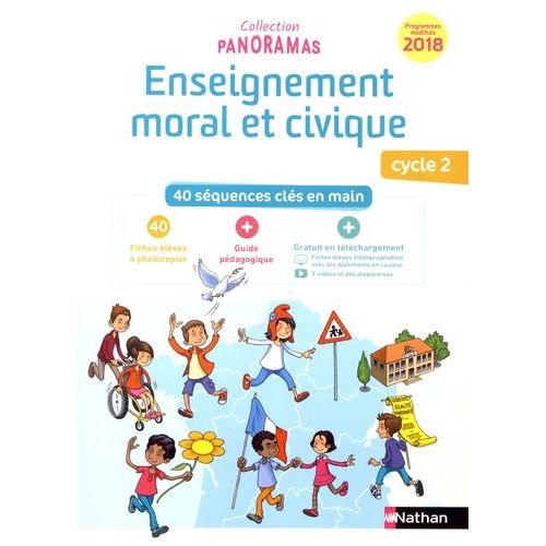 Enseignement Moral Et Civique Cycle 2 - 40 Séquences Clés En Main : 40 Fiches Élèves À Photocopier + Guide Pédagogique