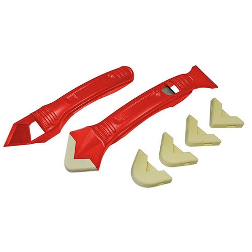 Kit de rénovation pour joints sanitaires - Spatule & gratte joint silicone