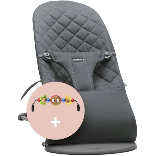 Pack Transat Bliss Coton Anthracite + Arche De Jeux Yeux Espiègles - Babybjörn