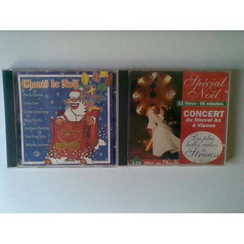 Chants De Noel Jazz Blues - 16 Titres Blanche Porte - Special Noel 12 Titres 66 Minutes Concert Du Nouvel An A Vienne - Les Plus Belles Valses De Strauss - Lot De Deux Cd