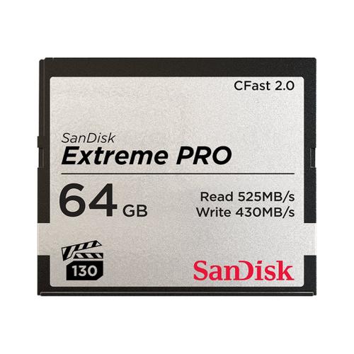SanDisk Extreme Pro - Carte mémoire flash - 64 Go - CFast 2.0