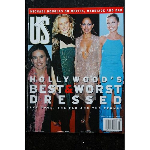 Us 266 - 2000 03 - Demi Moore Cameron Diaz Jennifer Lopez Sarah Michelle Gellar - Michael Douglas - Tina Turner - 90 Pages