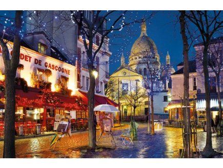 Puzzle Adulte Avenue De Montmattre : Paris 1500 Pieces - Puzzle Monument France