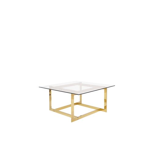 Table Basse Crystal Doré