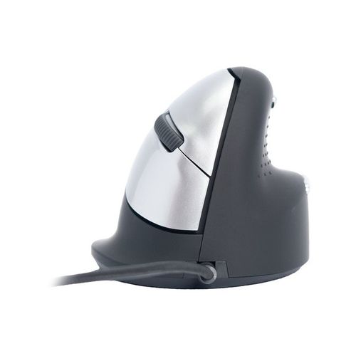 R-Go Souris ergonomique HE Break - Souris verticale - ergonomique - pour droitiers - 5 boutons - filaire - USB - noir