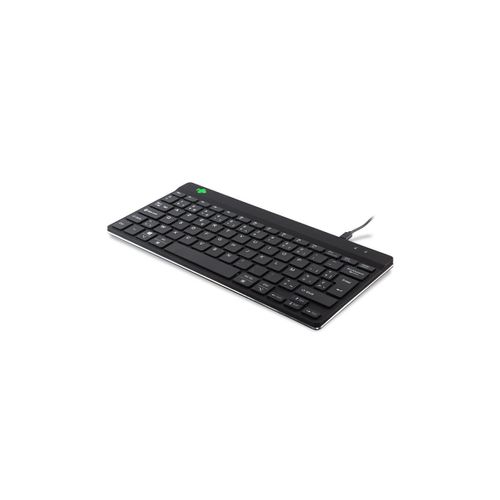 R-Go Clavier Ergonomique Compact break - Clavier - USB - AZERTY - Belge - noir