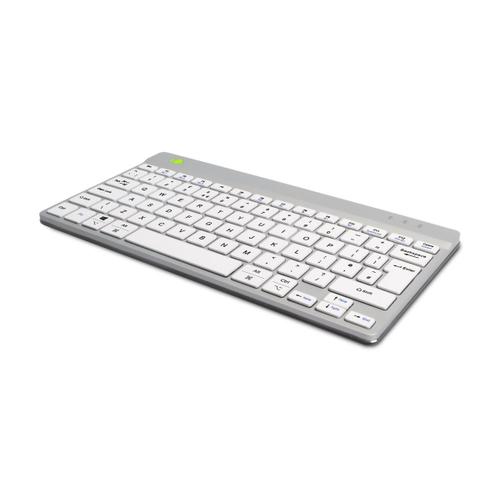 R-Go Clavier Ergonomique Compact break - Clavier - sans fil - Bluetooth 5.0 - QWERTY - R.-U. - blanc