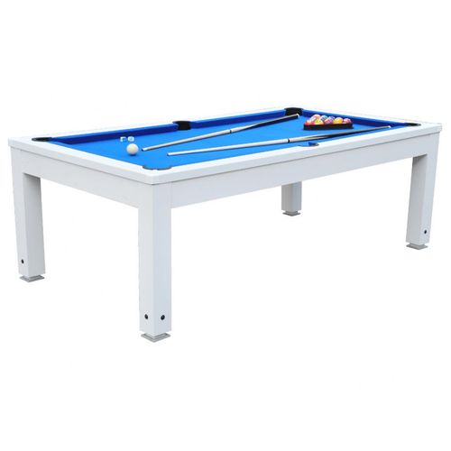 Table transformable - Billard SNOOKER - Hauteur ajustable - 207*114*79 cm