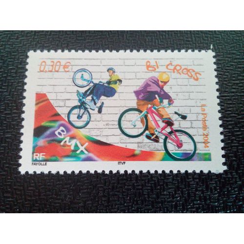Timbre France Yt 3696 Bicyclette 2004 ( 071104 )