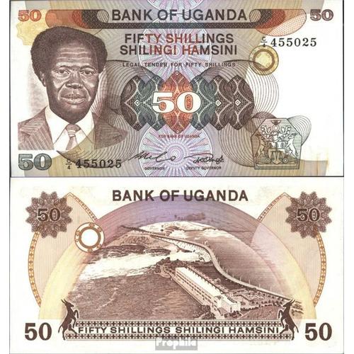 Ouganda Pick-No: 20 Neuf 1985 50 Shillings