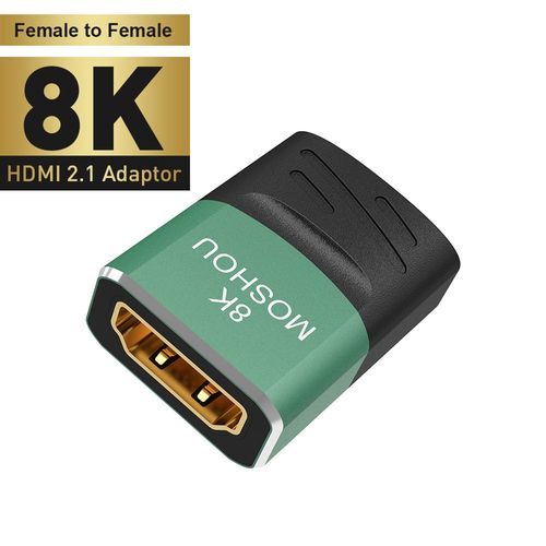 Female to Female adaptateur de câble HDMI 2.1 mâle à femelle 8K, convertisseur pour HDTV, PS4, PS5, ordinateur portable 4K, prolongateur HDMI femelle à femelle ""Nipseyteko""