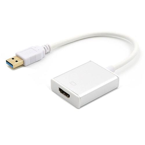 Sliver Free Driver Convertisseur compatible USB 1080 vers HDMI, adaptateur graphique multi-affichage pour PC, ordinateur portable, budgétaire, carte vidéo externe HDMI, 3.0 P ""Nipseyteko""