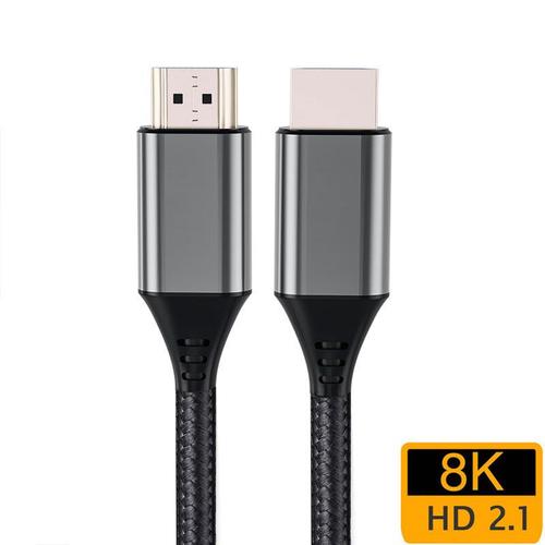 8K 5m Câble numérique compatible HDMI pour Xiaomi Mi Box, 48Gbps, PS5, PS4, ordinateur portable, moniteur TV, cortors ""Nipseyteko""