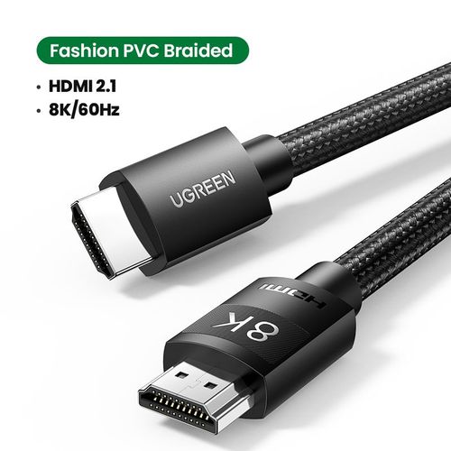 8K Fashion PVC 1.5m Ugreen  câble HDMI 2.1 Ultra-rapide, pour Xiaomi Mi Box PS5, Dolby Vision, 48Gbps, 8K/60Hz, 4K/120Hz ""Nipseyteko""
