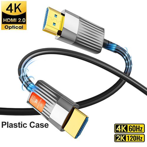 4K Grey Orange 30m  câble HDMI 2.1 en Fiber optique 8K, 120Hz, 48Gbps HDR HDCP, pour boîtier TV HD, projecteur Ps3/4, ordinateur Ultra haute vitesse ""Nipseyteko""