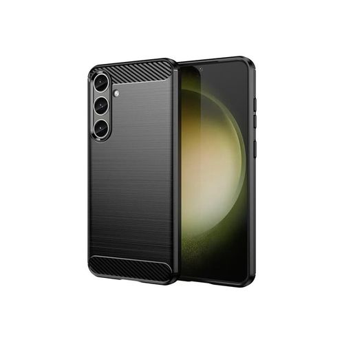 Dlh - Coque De Protection Pour Téléphone Portable - Silicone - Noir - Pour Samsung Galaxy S24+, S25+
