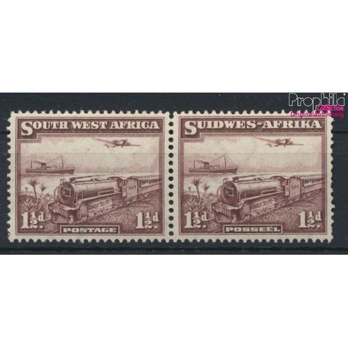 Namibie - Sud-Ouest De L'afrique 180-181 Horizontale Couple (Complète Edition) Neuf Avec Gomme Originale 1936 Chemin De Fer