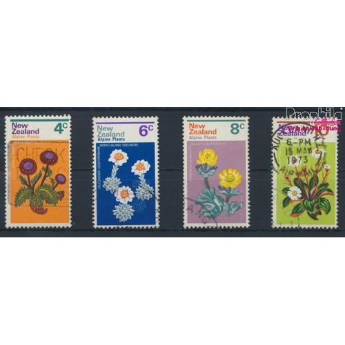 Nouvelle-Zélande 584-587 (Complète Edition) Oblitéré 1972 Fleurs