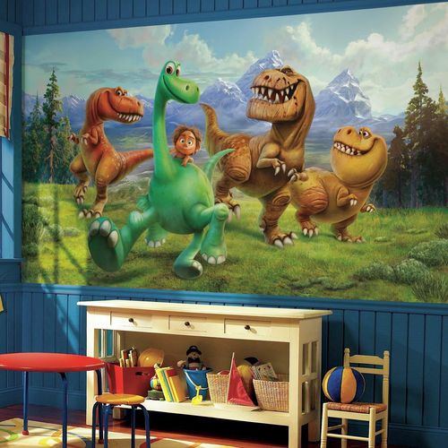 Fresque murale adhésive géante Le voyage d'Arlo - The Good Dinosaur XL - 320 cm, 182,88 cm