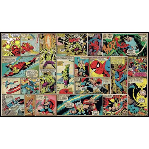 Fresque murale adhésive géante Marvel Classics - 320 cm, 182,88 cm
