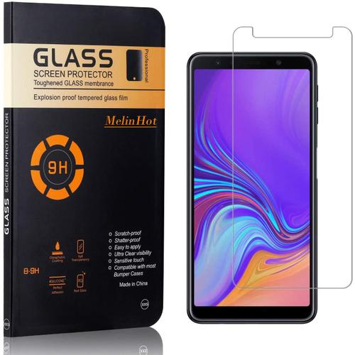 Verre Trempé Galaxy A7 2018 Sans Poussière Ultra Transparent Dureté 9h Protection En Verre Trempé Écran Samsung Galaxy A7 2018 1 Pièces