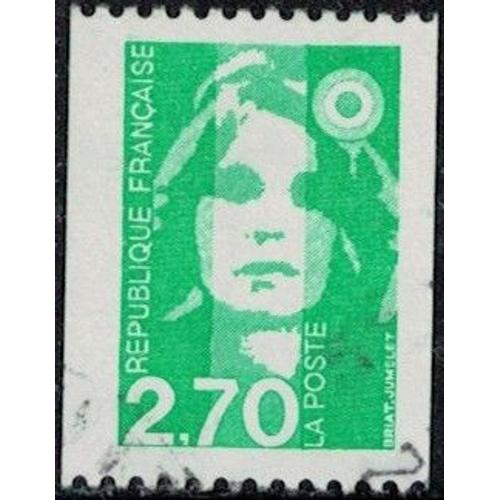 France 1996 Oblitéré Used Marianne Du Bicentenaire Briat Roulette 2f70 Vert Y&t 3008 Su