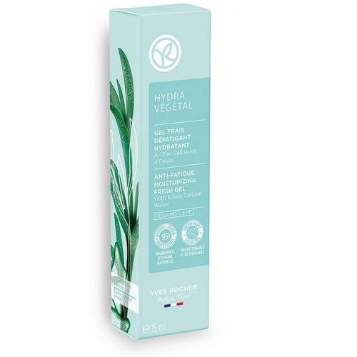 Hydra Vegetal - Gel Frais Défatigant Hydratant À L'eau Cellulaire D'edulis - Yves Rocher 15 Ml 