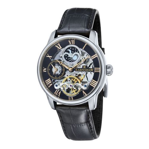 Montre Homme Earnshaw Longitude Es-8006-04 Automatique - Cadran Noir