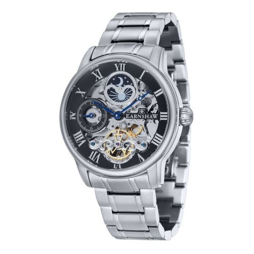 Montre Homme Earnshaw Longitude Es-8006-11 Automatique - Cadran Gris