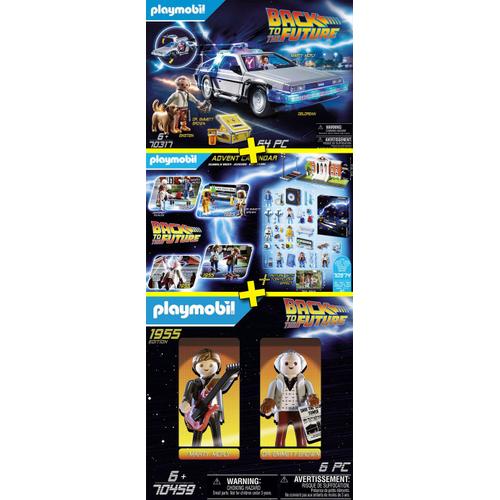 Lot Playmobil / Back To The Future - Complète Collection Sets