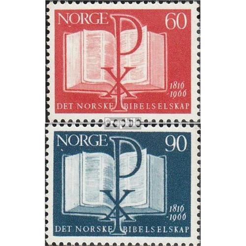 Norvège 541-542 (Complète.Edition.) Oblitéré 1966 Norvégienne Société Biblique De