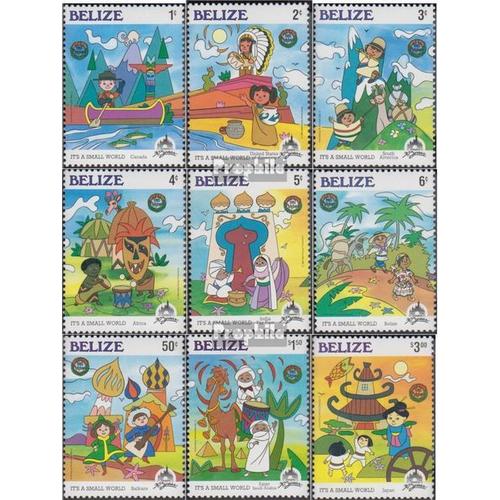 Belize 829-837 (Complète Edition) Neuf Avec Gomme Originale 1985 Disneyland