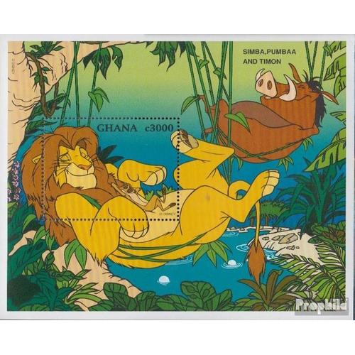 Ghana Block308 (Complète Edition) Neuf Avec Gomme Originale 1996 Walt-Disney-Zeichentrickfilme