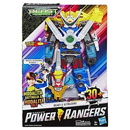 Jouet Power Rangers - Figurine Beast-X Ultrazord Power Rangers Beast Morphers ¿ 30 Cm - Version Espagnol